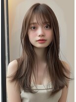 レヴ 草加店(LEV.)&nbsp;外ハネブルーブラックワイドバング