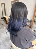 ネイビーブルーグラデーション