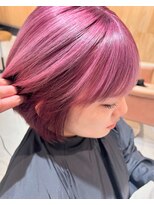 トリート 八千代緑が丘店(TREAT)&nbsp;ブリーチカラー×サンセットピンク_八千代緑が丘駅