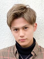 エルマーク 神戸三宮(L-MARK) アップバングツーブロックバーバーフェードツイストメッシュ