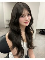 リッカ(LICCA) (licca内堀)レイヤーカット×グレージュ×シースルーバンク