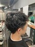[メンズ限定] カット＋ニュアンスパーマ＋＋プチスパ ￥7920