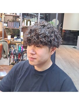 ヘアーサロン カヴィエ(hair salon covie) メンズプードルパーマ　スパイラルパーマ