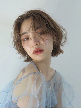 モードケイズ 調布店(MODE K's) レイヤーボブ_韓国顔周り前髪カット調布ダブルカラー