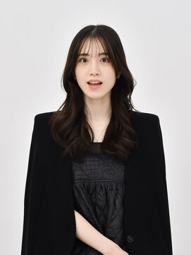 【RAWR】チェリーブラウン小顔カットシースルーバング