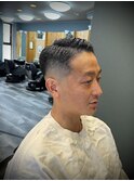 七三分け　スキンフェード　新潟メンズサロン　シェービング新潟