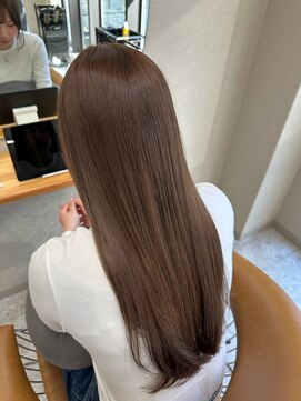 シカ 神戸三宮元町店(Cica) ヘーゼルベージュ　ブリーチなしダブルカラー　ベージュ