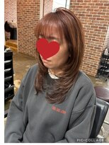 ヴィップルーム(viproom)&nbsp;ツヤ髪スタイルブルージュマッシュウルフイヤリングカラー