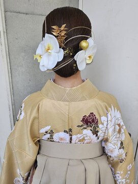 スタジオカラー(Studio Color) タイトシニヨン×袴のお着付け