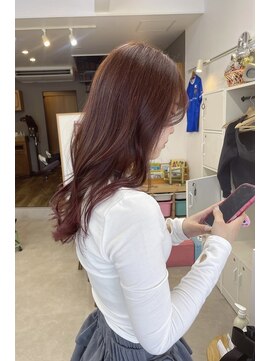 オリビアヘアー(OLIVIA HAIR) ブリーチなし柔らかピンク☆