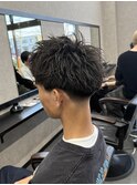 テーパーフェード×スパイキーショート
