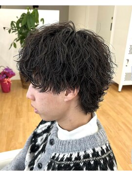 become men's hair 名駅EAST【10月3日 NEW OPEN(予定)】 縦落ちツイストスパイラルパーマ/名古屋/名駅/名古屋駅