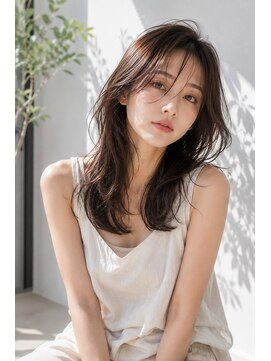 ランソ 成田店(RUNSO) 大人グレージュ×顔周りレイヤー