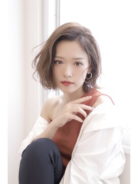 アグ ヘアー カティー ひばりヶ丘店(Agu hair cutty) ゆるふわフェミニンシルエットミディ