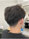 オフィスカジュアルニュアンス刈り上げマッシュワックスなし