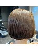 ツヤボブ/シルキーベージュ/ことりベージュ/ボブショート