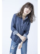 アディクト 東陽町西口(addict)&nbsp;外国人風垢抜け＿くすみブルーグレージュ＿ミディアム［東陽町］