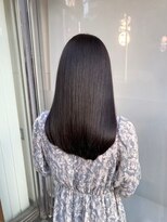 キュア 表参道(CURE)&nbsp;黒髪/グレージュカラー/ココアベージュ/ヘルシーロング[表参道]