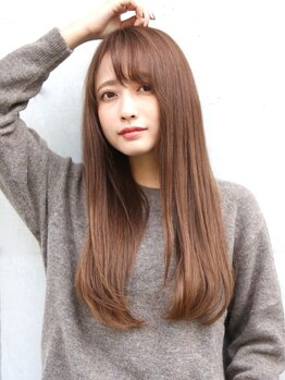 ロッタ(Lotta)の写真/ダメージレス×しなやかな艶髪が叶う！まっすぐ過ぎないナチュラルストレートヘアを実現◎【西千葉】