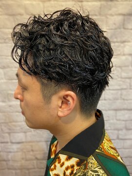 銀座マツナガ 新宿野村ビル店 かきあげ2ブロック×パーマ