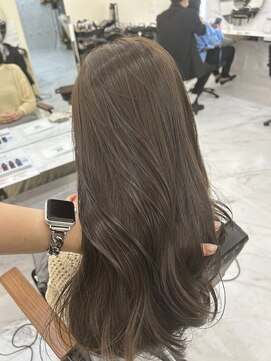 シェノン サントル(CHAINON CENTRE) 前髪/マチルダボブ/ピンクベージュ/インナーグレージュ