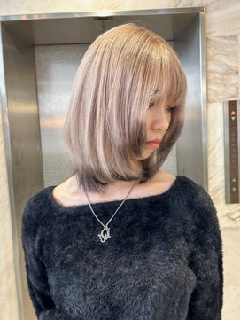 リリー(Lilley) 【lilley 稲永麻衣】レイヤーカット+ブリーチ+天神韓国ヘア