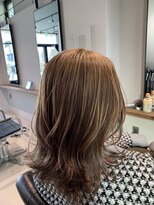 アンヒュッテ(ANHUTTE) 白髪ぼかしハイライト/ミルクチョコレート