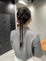【ヘアアレンジ】韓国で話題の「カチモリヘア」