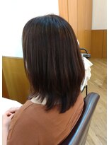 松本平太郎美容室 浦安店&nbsp;簡単スタイリング/大人ミディアムローレイヤー/30代40代50代60代