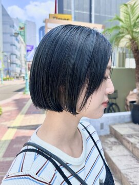 ヘアーメイクオズ(hair make O/S) おしゃれ/個性派/ブルーハイライト