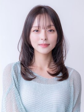 ハバナ 立川(HAVANA) 韓国風レイヤーカット髪質改善ダブルカラーミルクティーベージュ