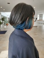 ビュートリアム 神戸(BEAUTRIUM)&nbsp;インナーカラーボブ/ショートカット/ショートヘア/30代/40代
