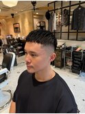 【LUDLOW BLUNT】クロップヘア バーバーフェードカット