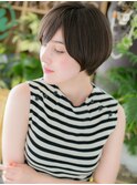 オリーブグレージュ大人ボブ束感ショートc6戸田公園30代40代50代