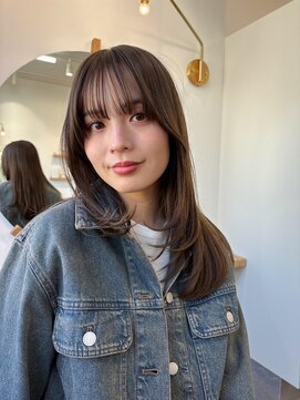 シア 新越谷店(SHEER) ワンカールレイヤー×透明感カラー