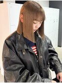 ミルクティーベージュ/ダブルカラー/心斎橋ブリーチ/ボブカット