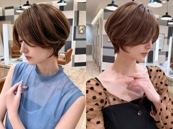 オリーブスバイネオリーブ(Olive's by neolive)の写真/髪質や骨格・毛流れを計算したショート☆前髪&顔周りカットで小顔に♪忙しい朝でも簡単にまとまる[新宿]