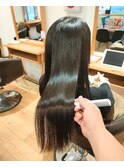【美髪矯正】うるツヤ黒髪ロング