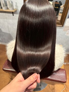 マスト ヘアー(must hair) 大人可愛いシースルーバングアッシュブラウン小顔カラー♪