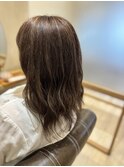 白髪ぼかしハイライト♪
