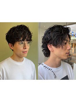 【星ヶ丘駅1分】パーマスタイルで今までと違う自分に！毎朝簡単セットでお洒落なメンズスタイルが叶う◎