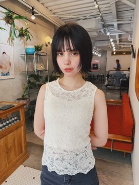 ヒュージ 三軒茶屋(huge) 毛先パーマ　ボブパーマ　ニュアンスパーマ