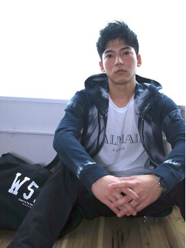 モーラ サロン 高石店(MOLLA) ワイルドアップバングソフトフェード爽やかビジカジ髪質改善