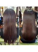 髪質改善ストレート