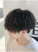 熊本メンズサロンシャドウパーマ波巻きパーマ波巻きスパイラル