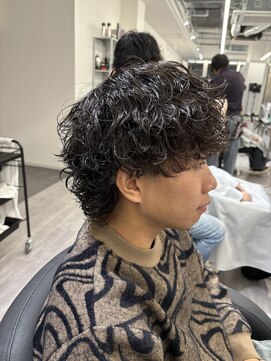 ビカムメンズヘアー 栄店(become men's hair) 大人色気パーマミニサーフカール