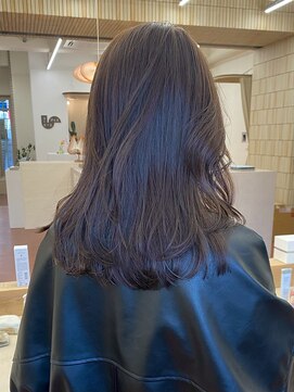 パークレーン アイス イヴェン(park lane ICI yeven) 20代30代髪質改善カラーチョコレートブラウン透明感ロング