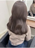 冬の韓国風◎透明感ミルクティーベージュ