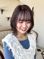ディーヴァヘアーエズ(DIVA hair Eze) ふんわり★レイヤーボブ×ラベンダーカラー