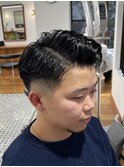 MEN’S/サーフカール/刈り上げセンターパート/表参道駅/青山 